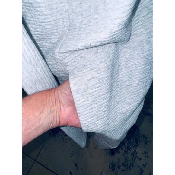 Lululemon Along the Way Cozy Dress Grey Mock Neck Knit Sweater Pocket Athleisure - Picture 8 of 10